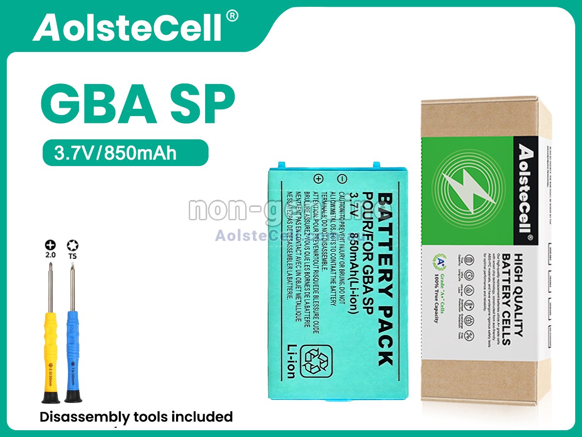 Replacement Nintendo GAMEBOY ADVANCE SP battery