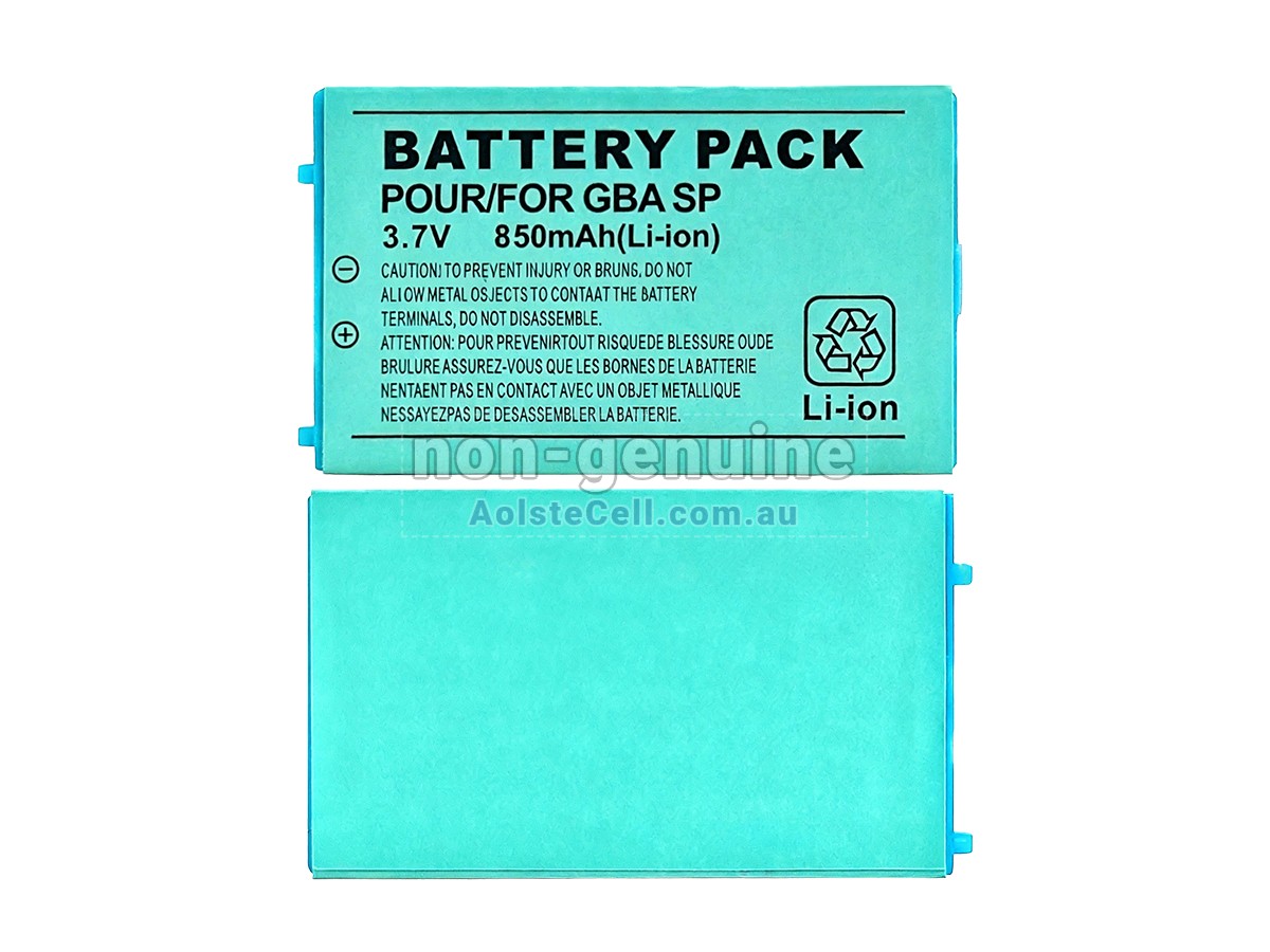 Replacement Nintendo GAMEBOY ADVANCE SP battery