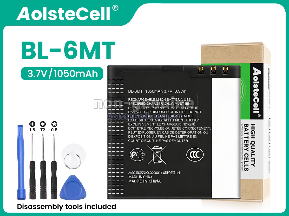Replacement Nokia BL-6MT battery