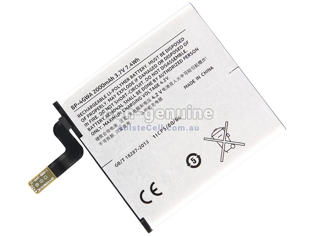 Replacement Nokia BP-4GWA battery