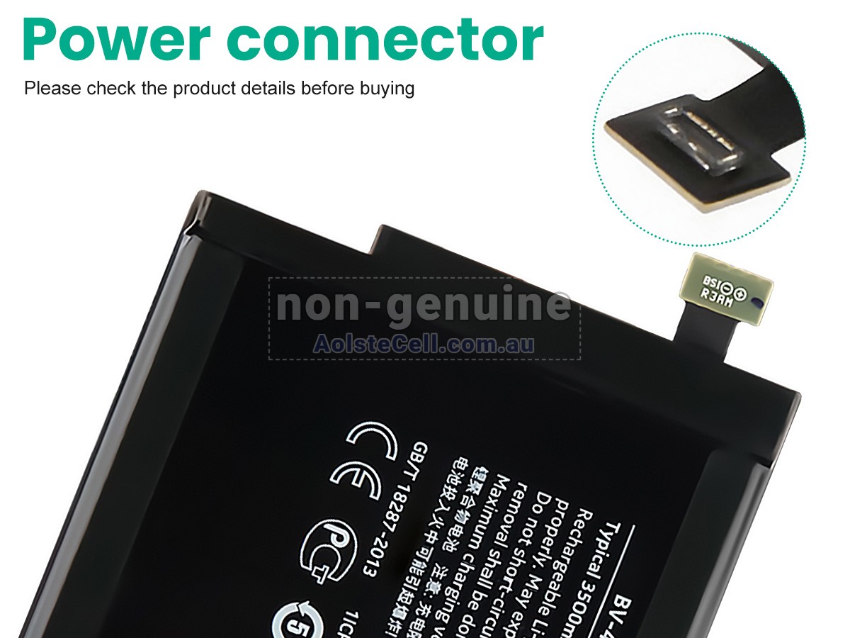 Replacement Nokia BV-4BWA battery