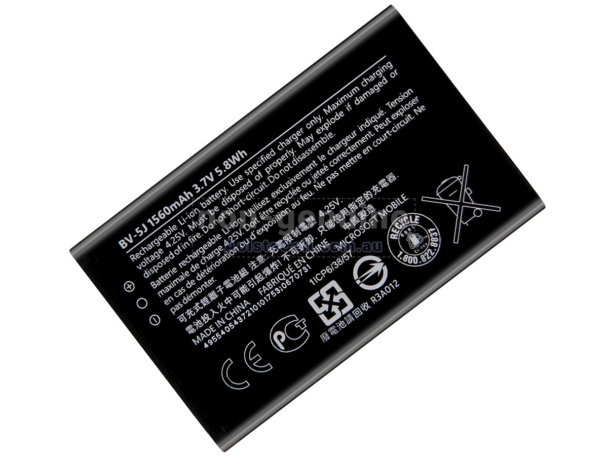 Replacement Nokia BV-5J battery