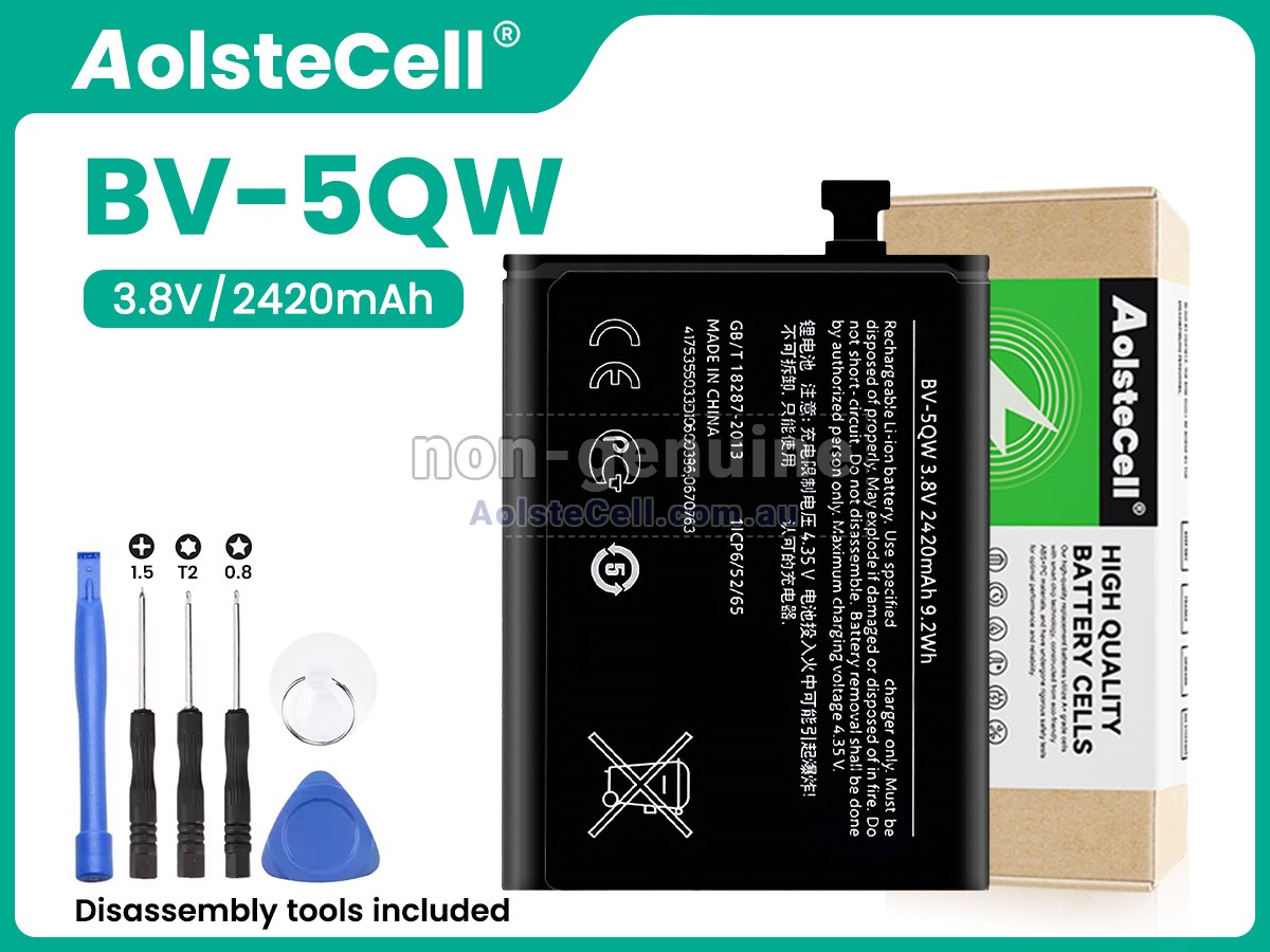 Replacement Nokia BV-5QW battery