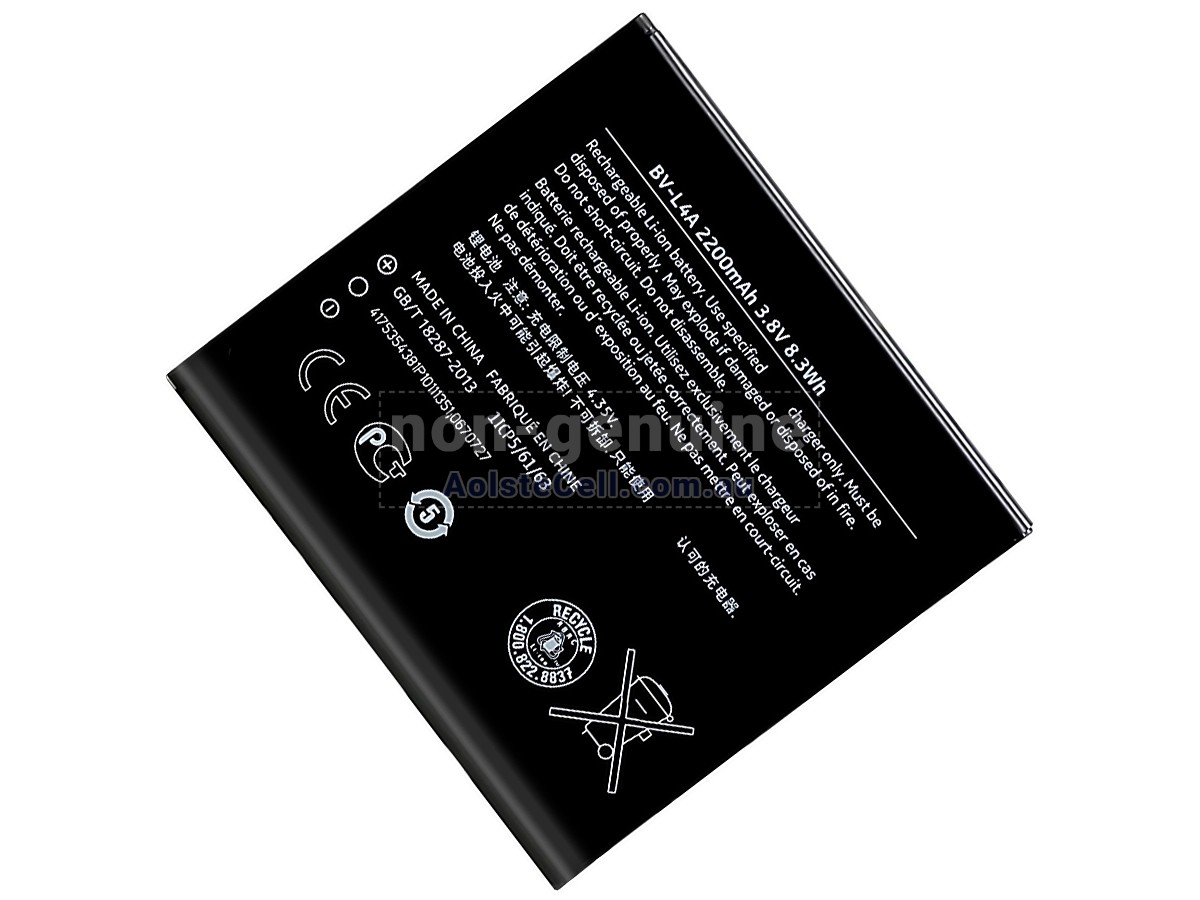Replacement Nokia BV-L4A battery