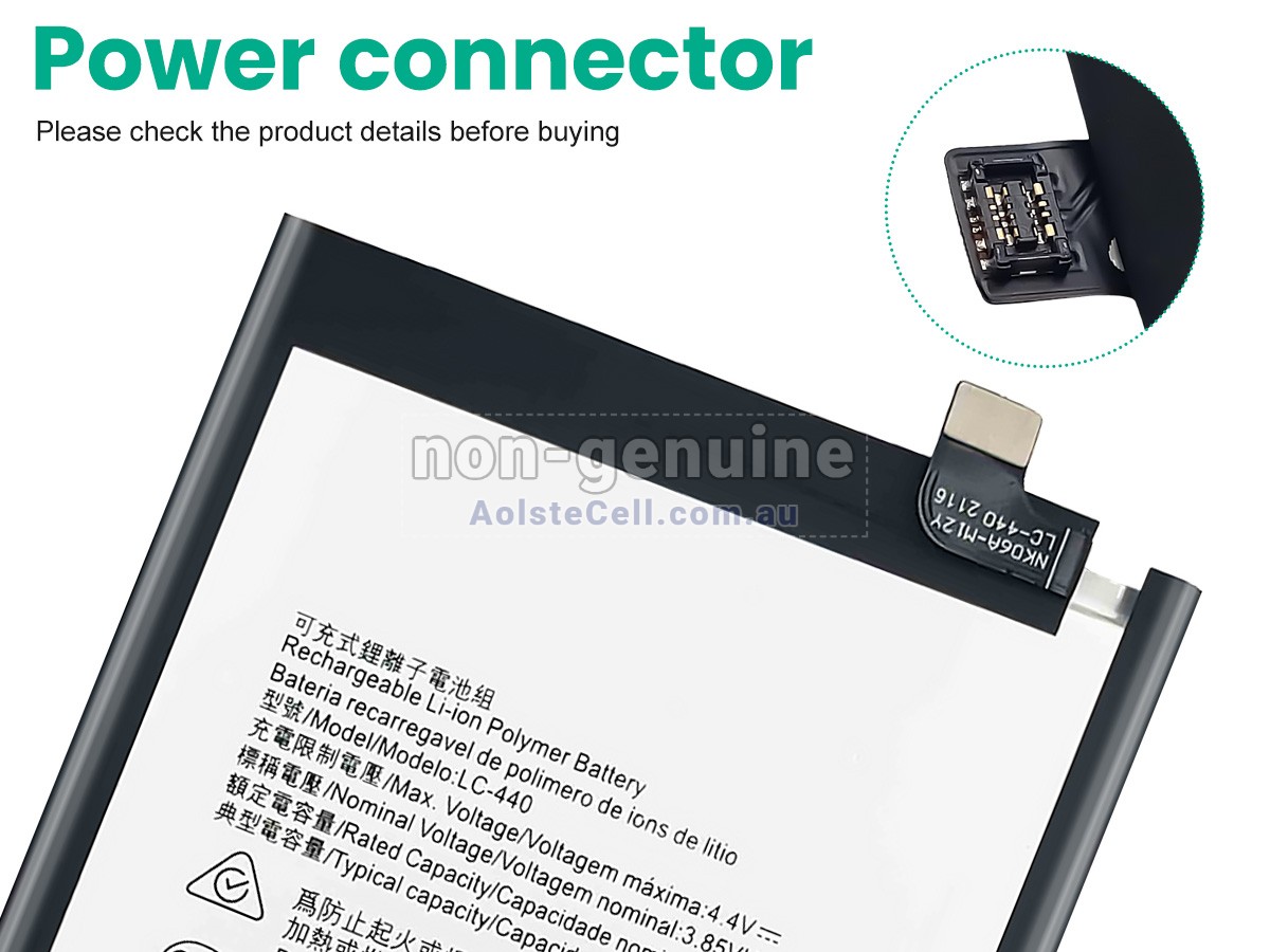Replacement Nokia LC-440 battery