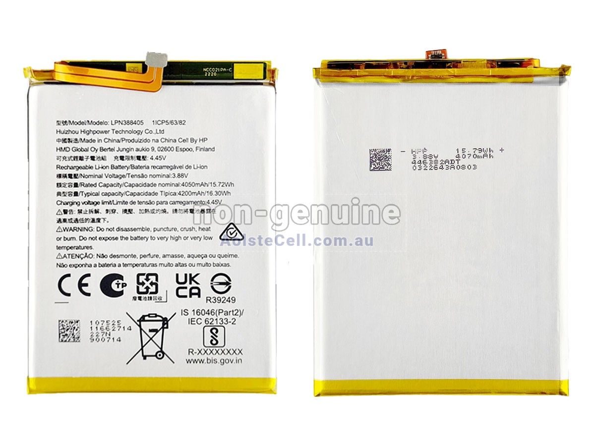 Replacement Nokia NOKIA X30 battery