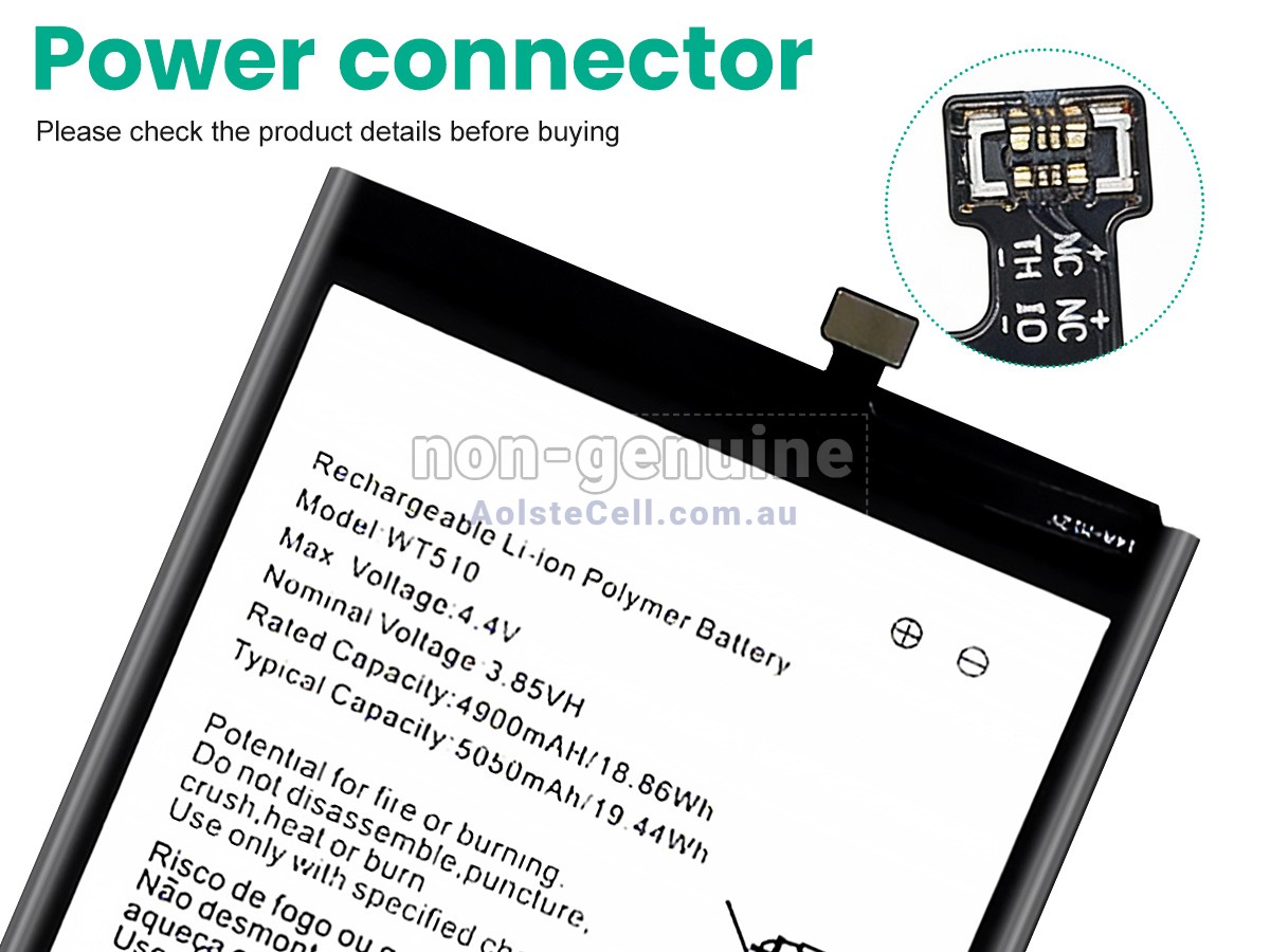 Replacement Nokia WT510 battery