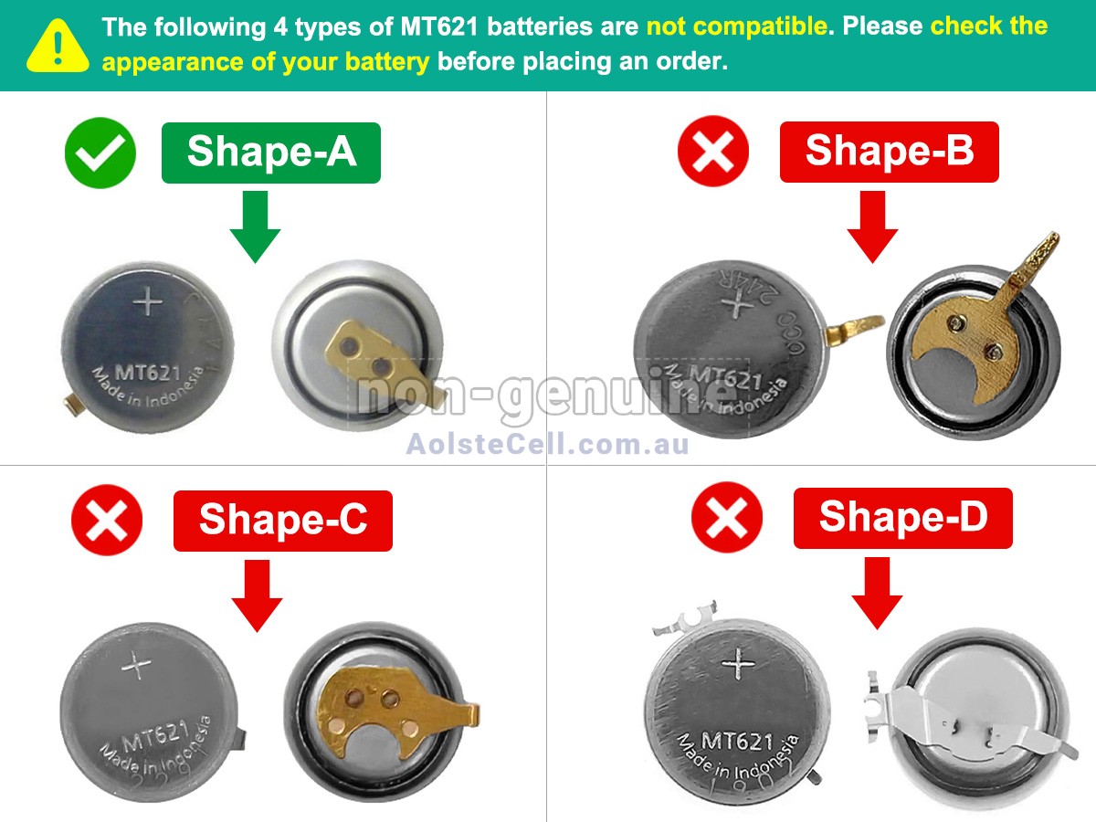 Replacement Panasonic MT621 battery
