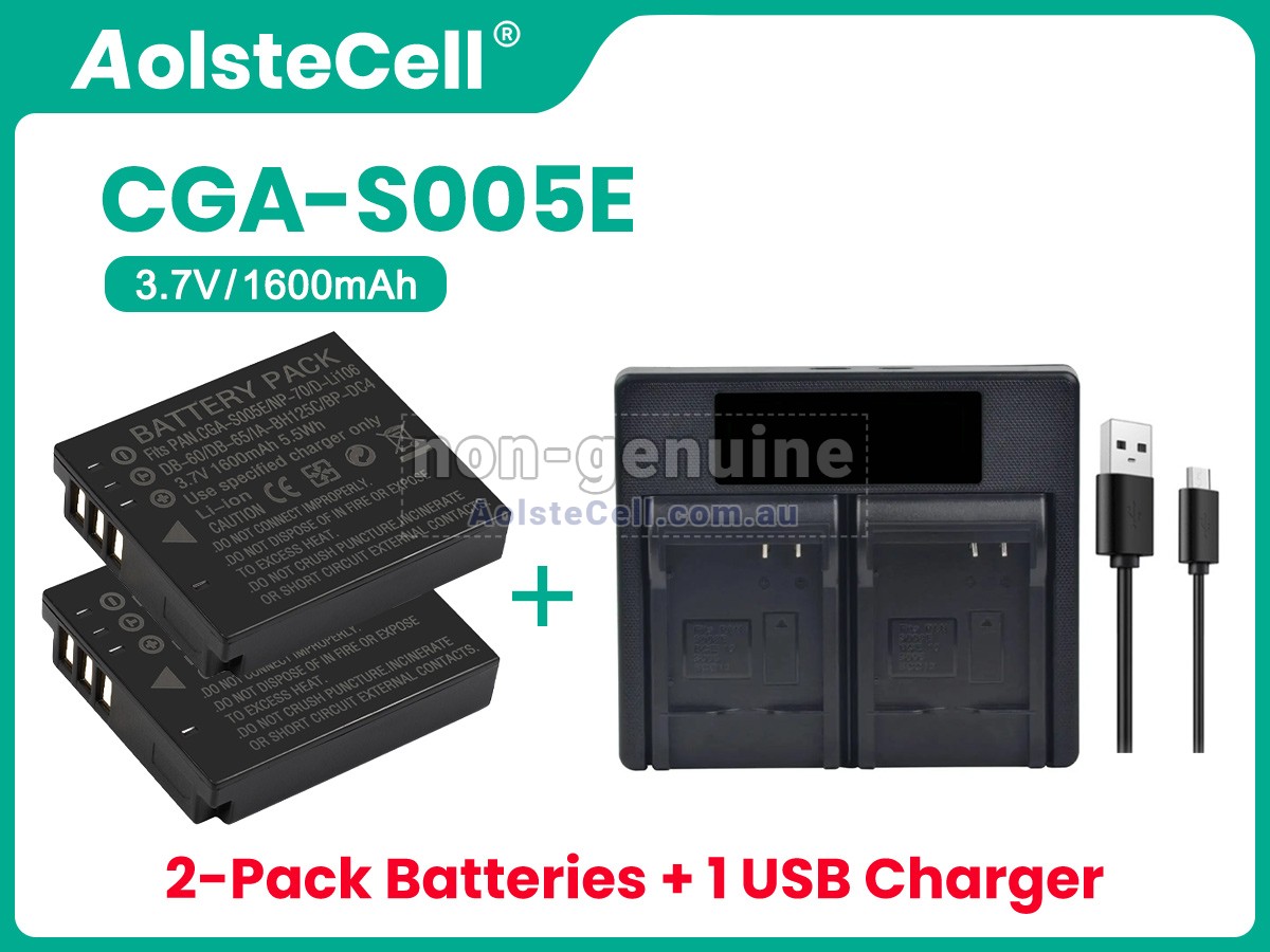 Replacement Panasonic DMC-FX07 battery