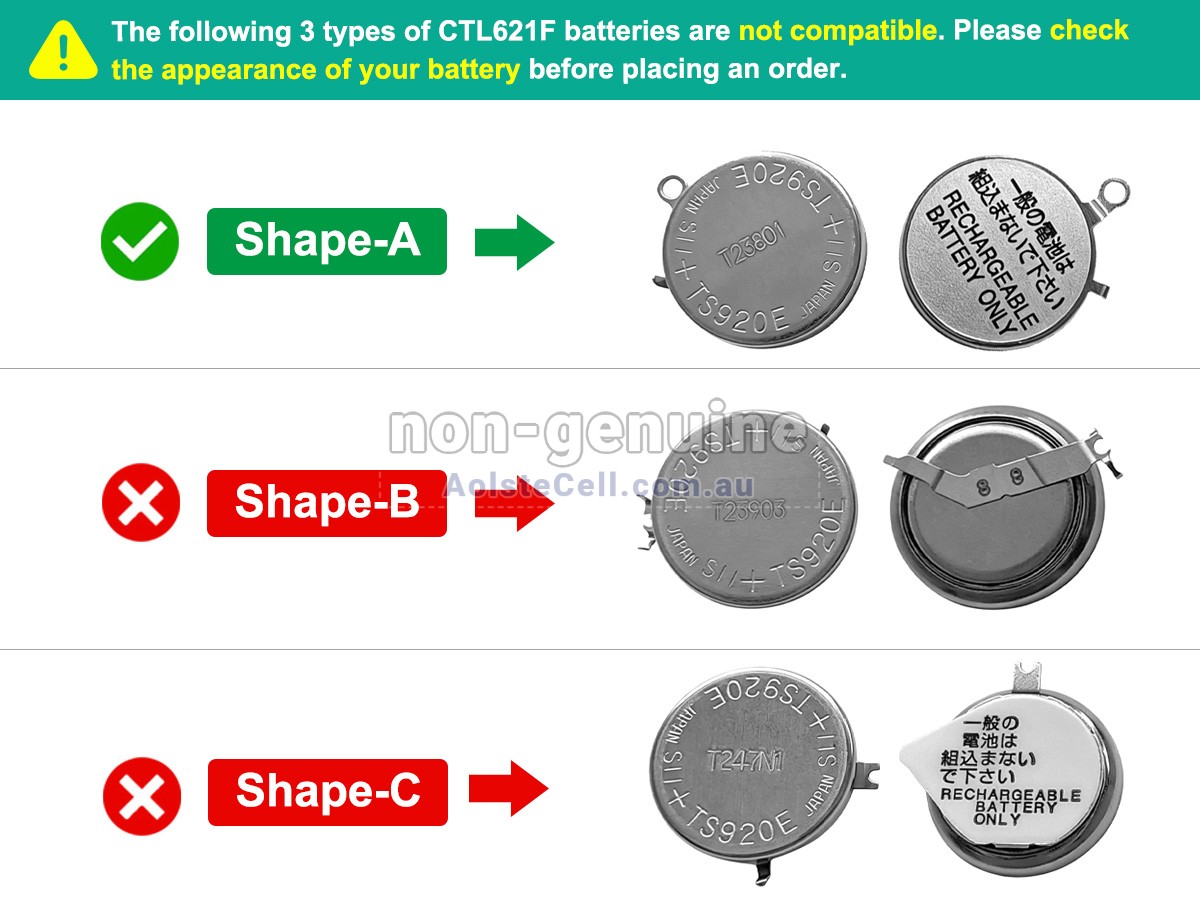 Replacement Panasonic TS920E battery