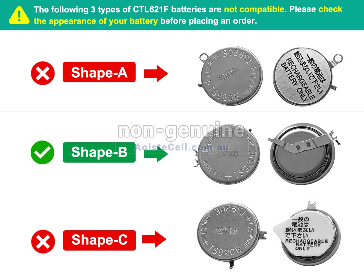 Replacement Panasonic TS920E battery