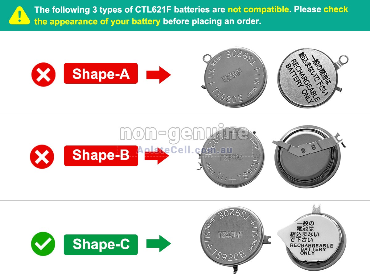 Replacement Panasonic TS920E battery