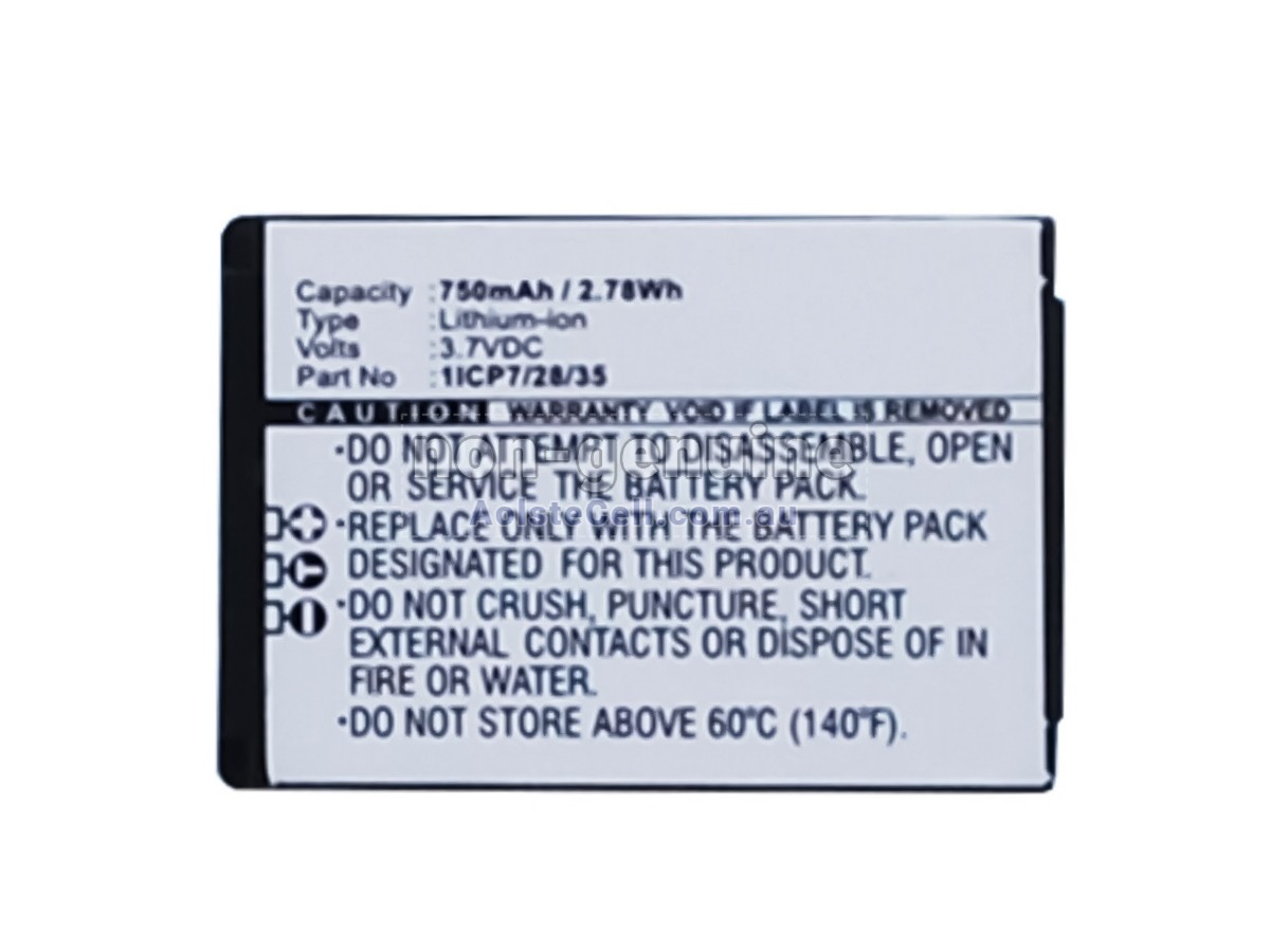 Replacement Parrot 1ICP7/28/35 battery