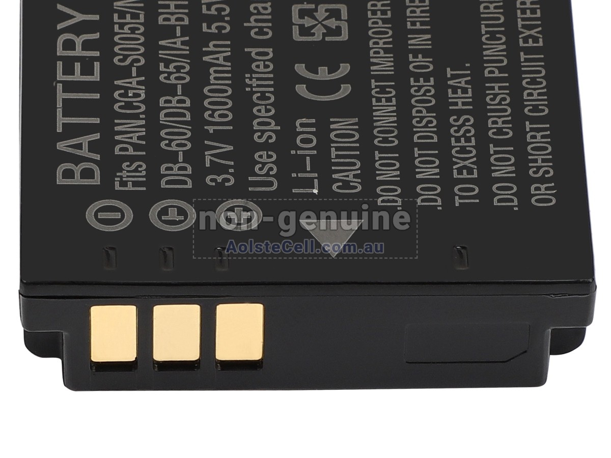 Replacement PENTAX D-LI106 battery
