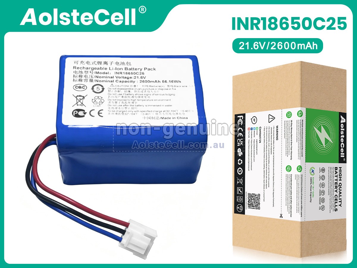 Replacement Philips INR18650C25 battery