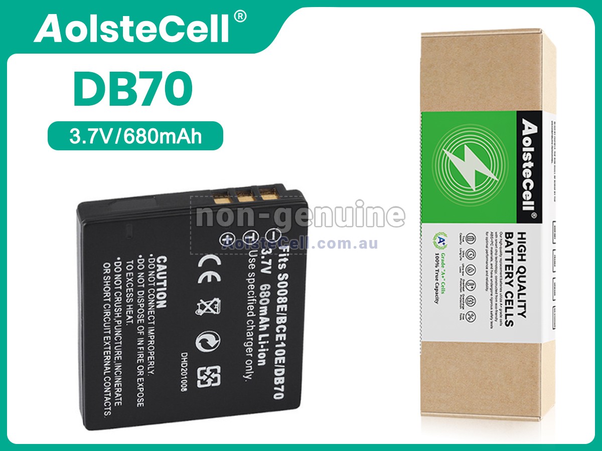 Replacement Ricoh DB-70 battery