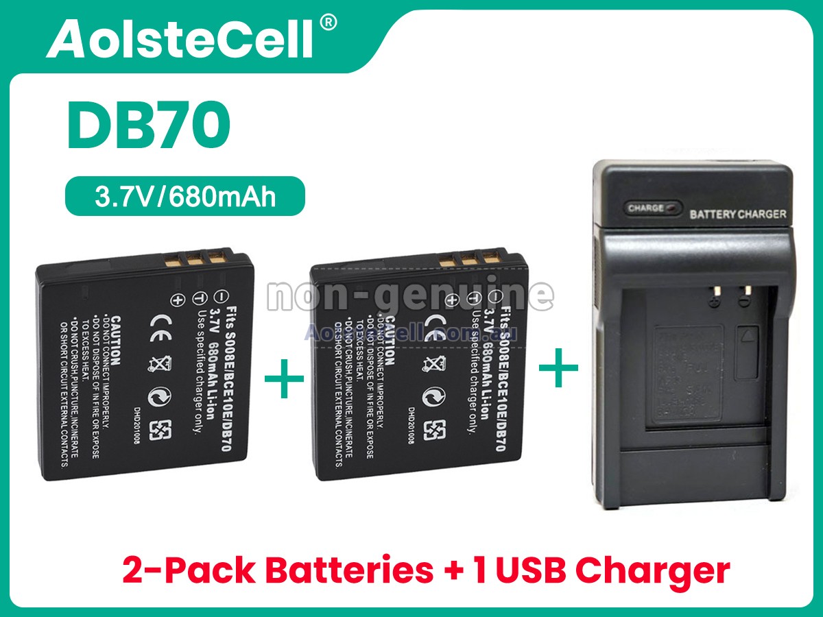 Replacement Ricoh DB-70 battery