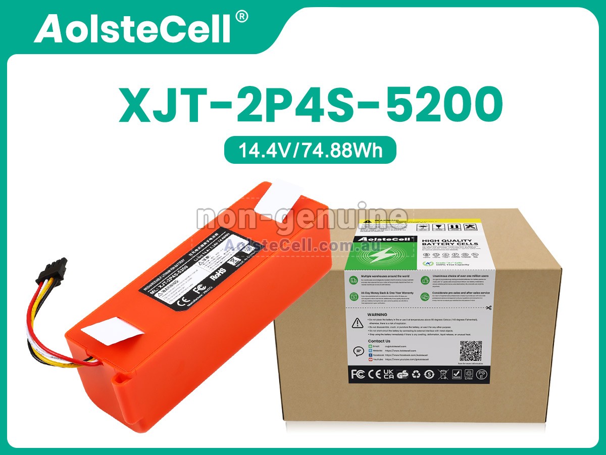 Replacement Roborock BRR-2P4S-5200D battery