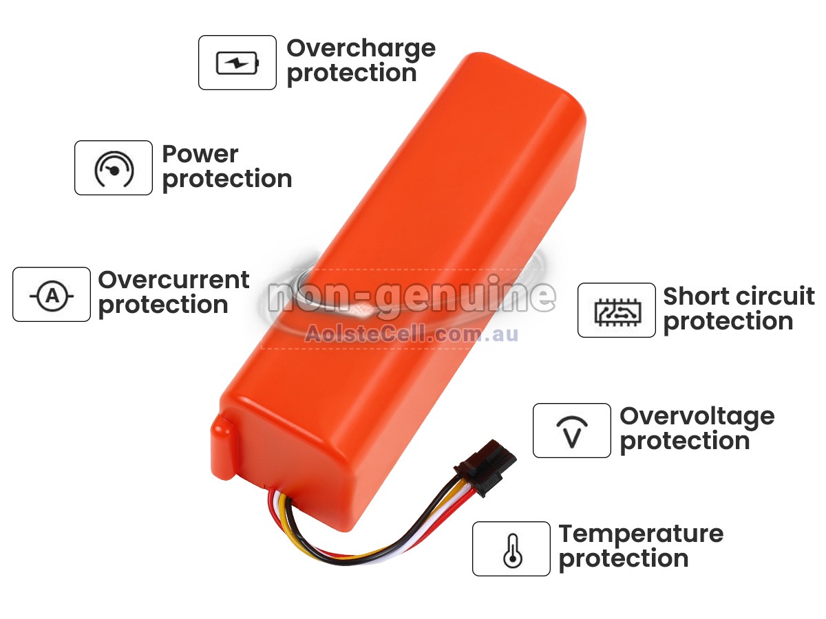 Replacement Roborock BRR-2P4S-5200D battery