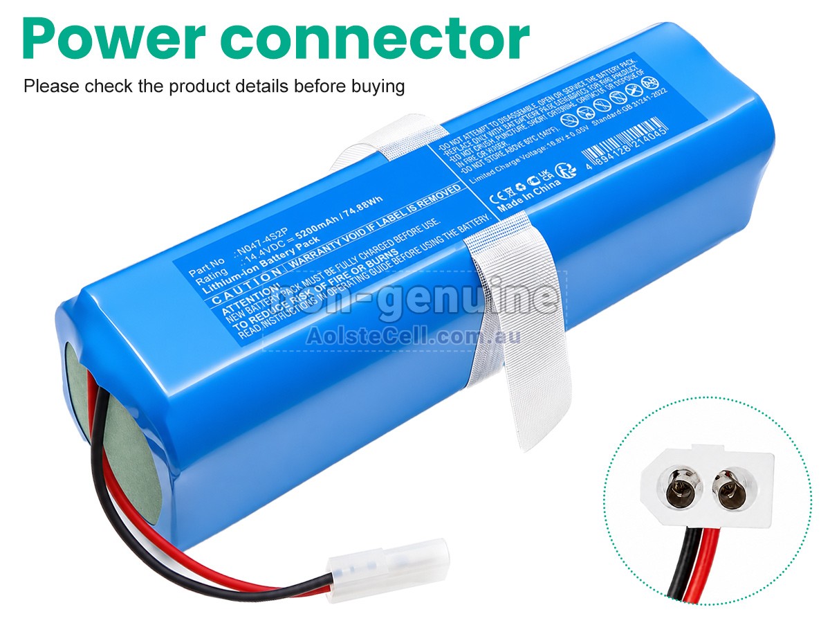 Replacement Rowenta N047-4S2P battery