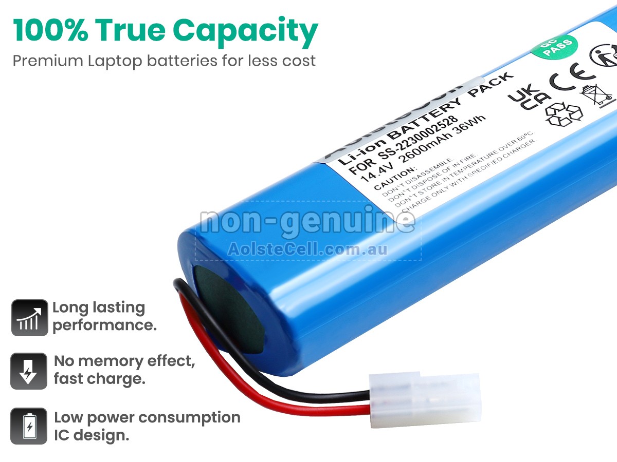 Replacement Rowenta SS-2230002529 battery