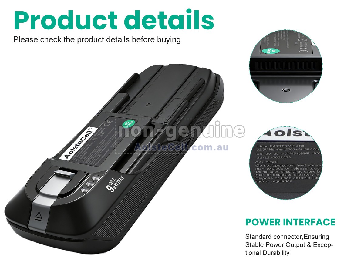 Replacement Rowenta RH99F1WO/4Q4 battery