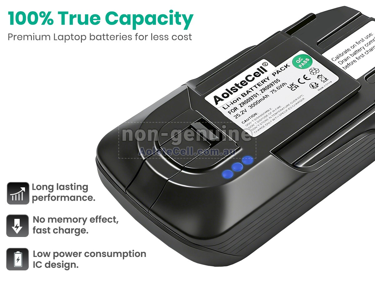 Replacement Rowenta X-FORCE FLEX 11.60 RH9877 battery