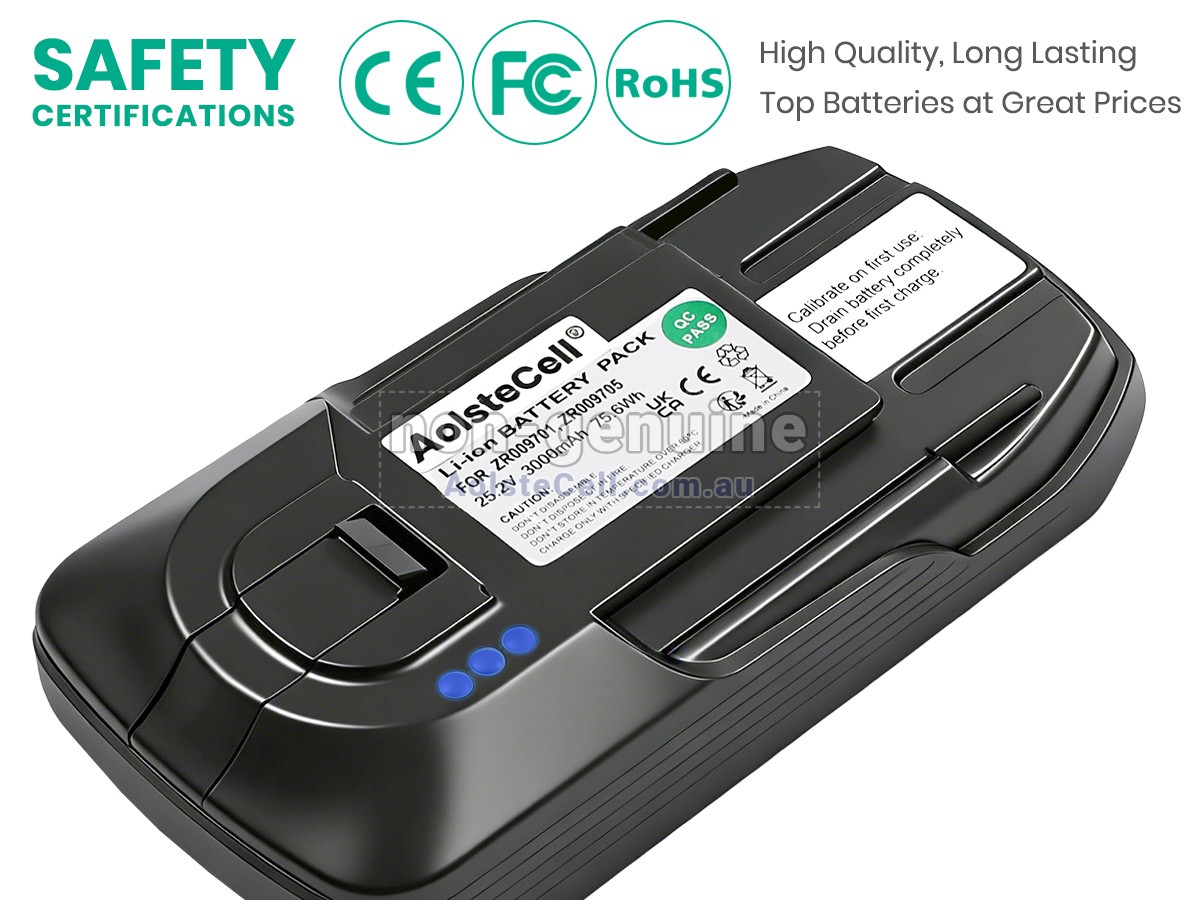 Replacement Rowenta X-FORCE FLEX 11.60 RH9877 battery