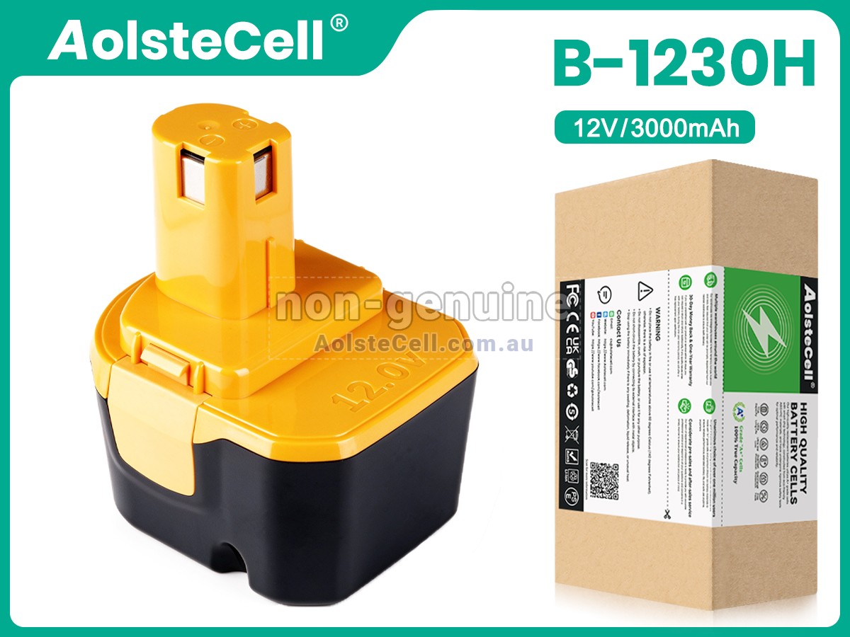 Replacement Ryobi B-1230H battery