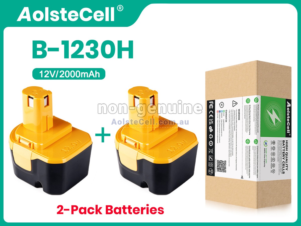 Replacement Ryobi B-1230H battery
