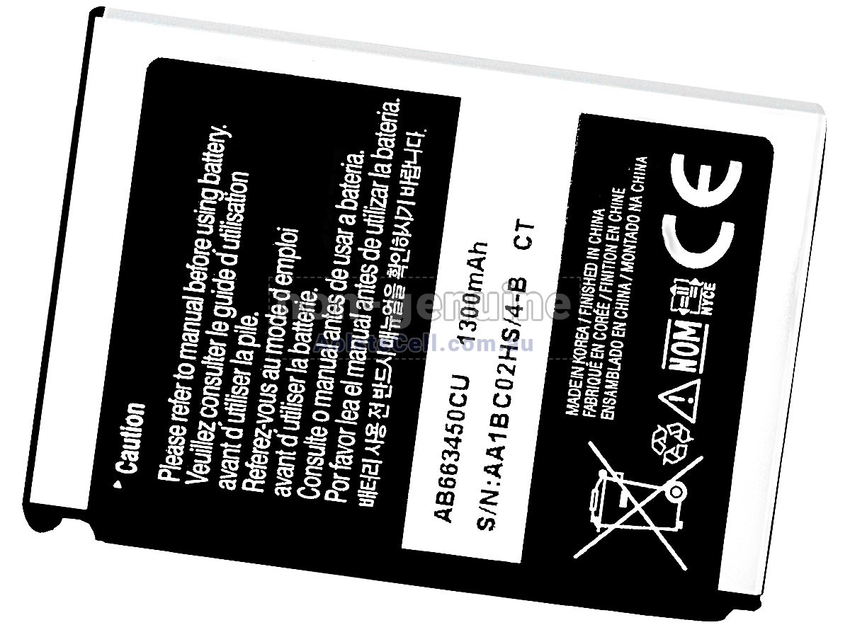 Replacement Samsung GT-C6620 battery