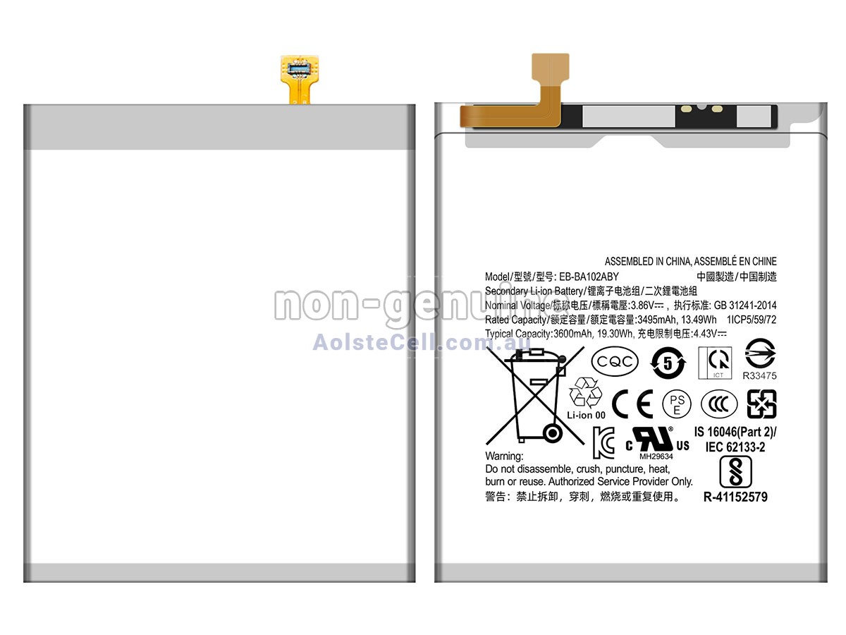 Replacement Samsung EB-BA102ABY battery