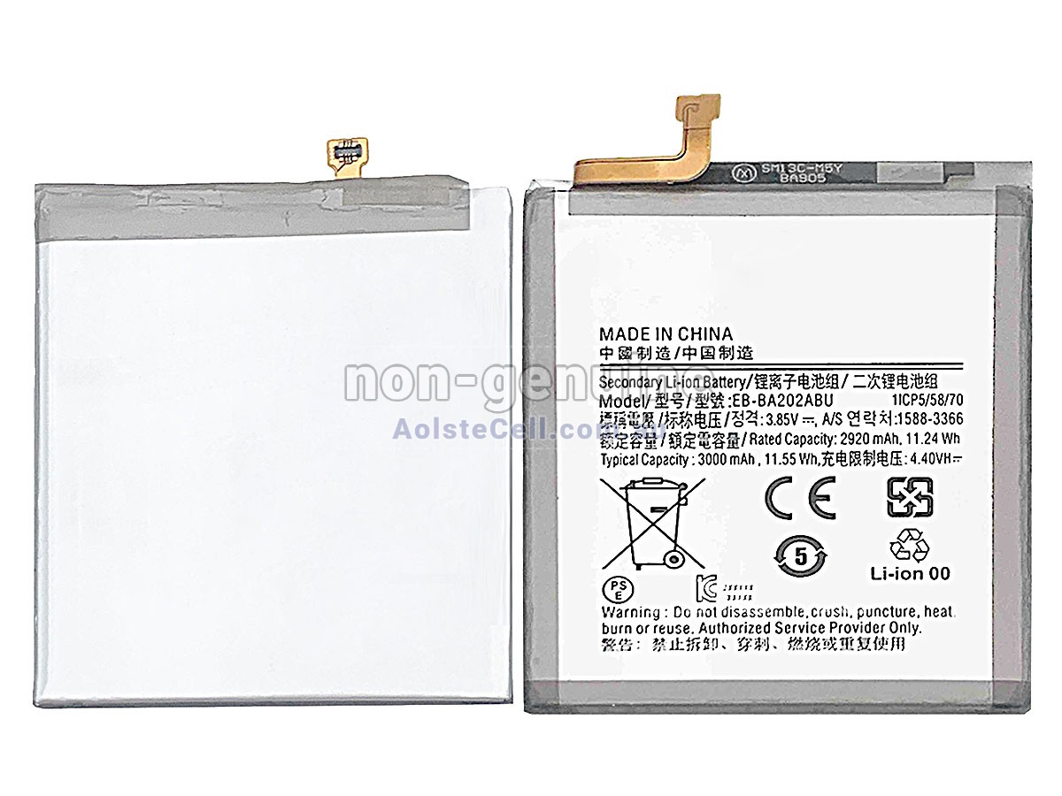Replacement Samsung A102W battery