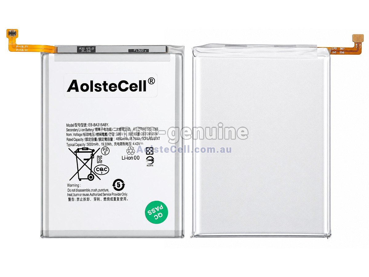 Replacement Samsung EB-BA315ABY battery