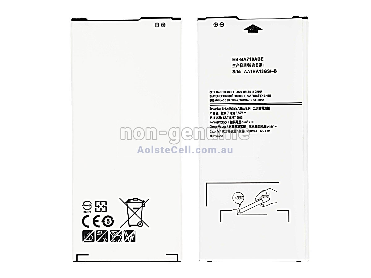 Replacement Samsung GALAXY A7 2016 battery