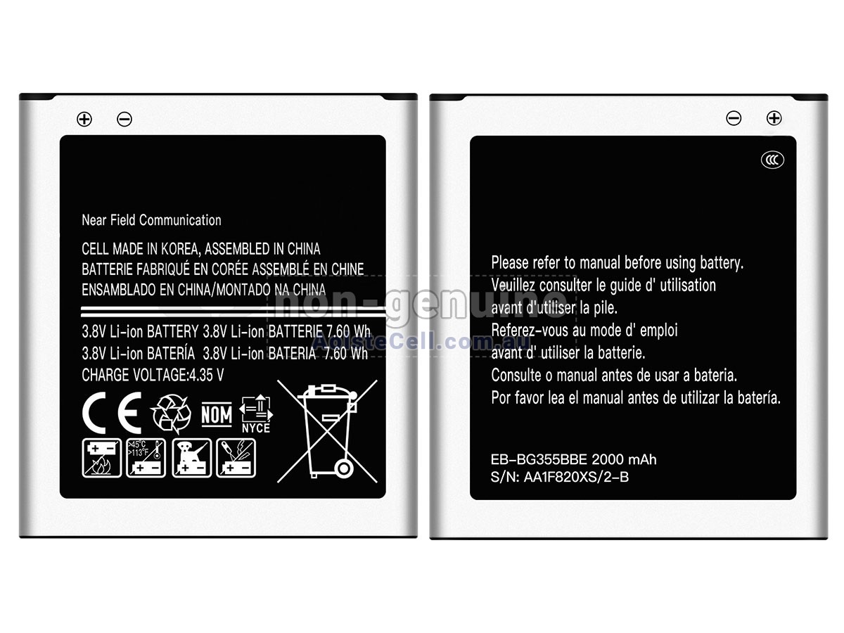 Replacement Samsung EB-BG355BBE battery