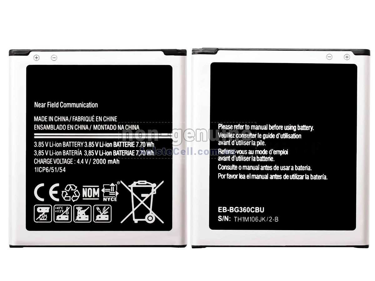 Replacement Samsung EB-BG360CBU battery