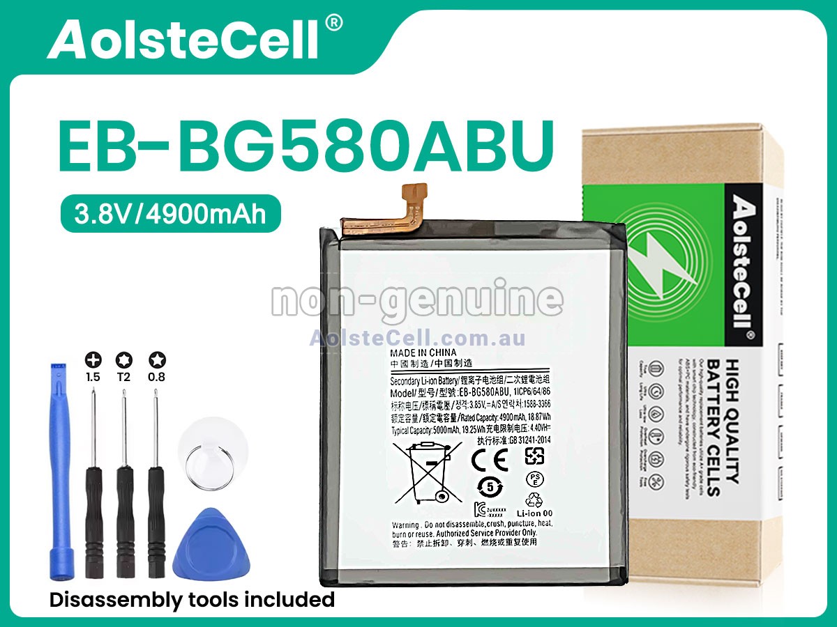 Replacement Samsung EB-BG580ABU battery