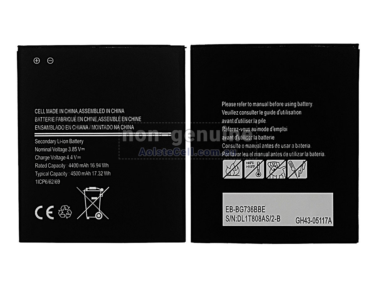 Replacement Samsung EB-BG736BBE battery