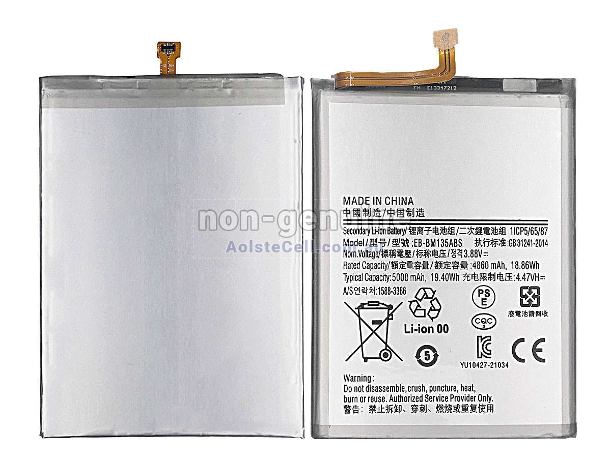 Replacement Samsung EB-BM135ABS battery