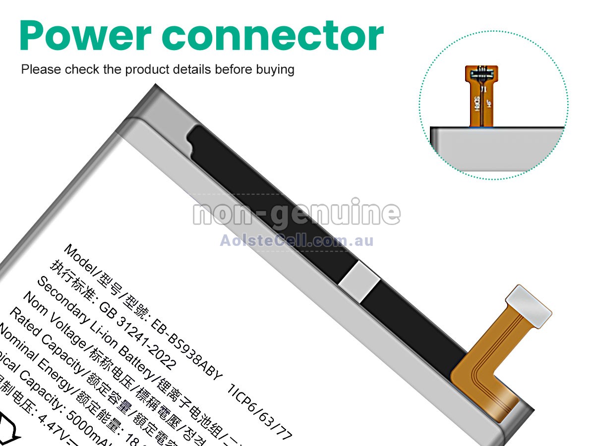 Replacement Samsung EB-BS938ABY battery