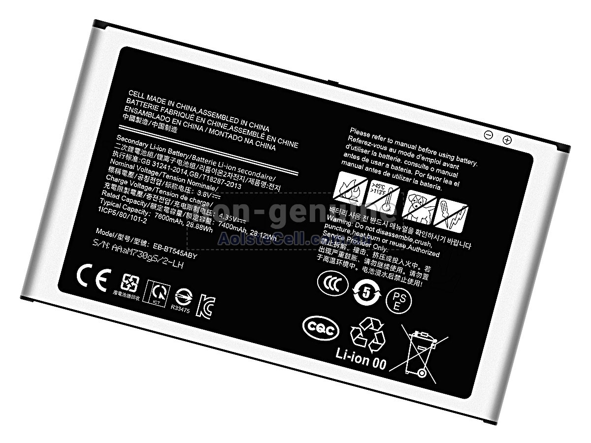 Replacement Samsung SM-T540 battery