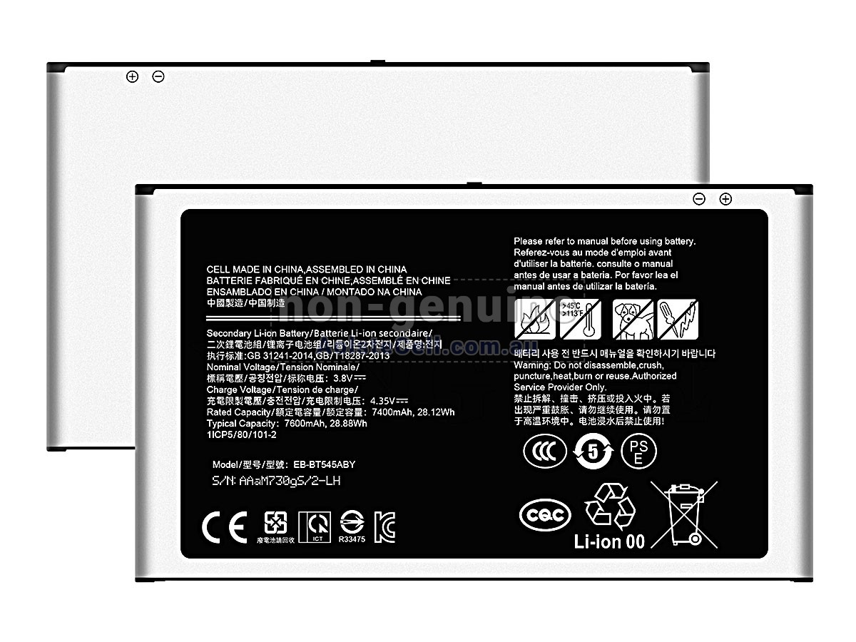 Replacement Samsung SM-T540 battery