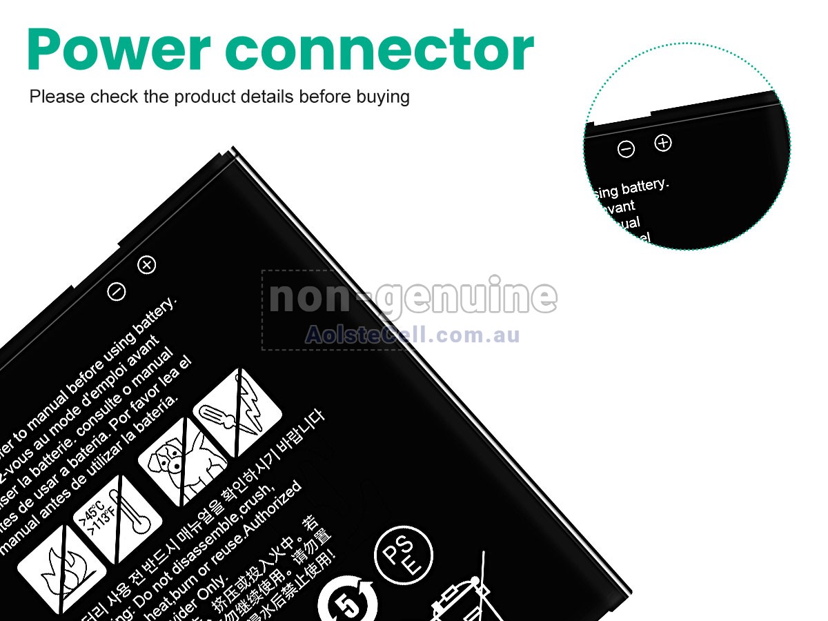 Replacement Samsung EB-BT545ABY-94 battery
