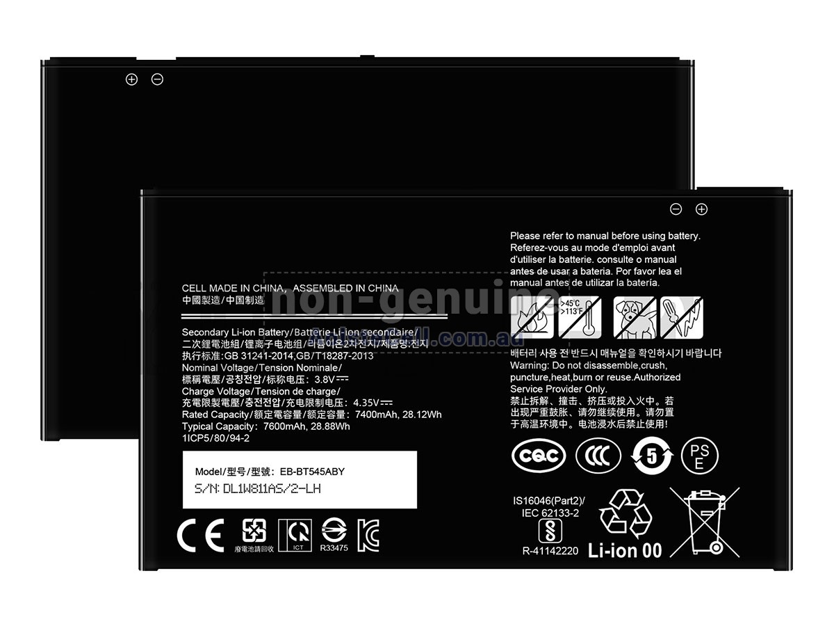 Replacement Samsung EB-BT545ABY-94 battery