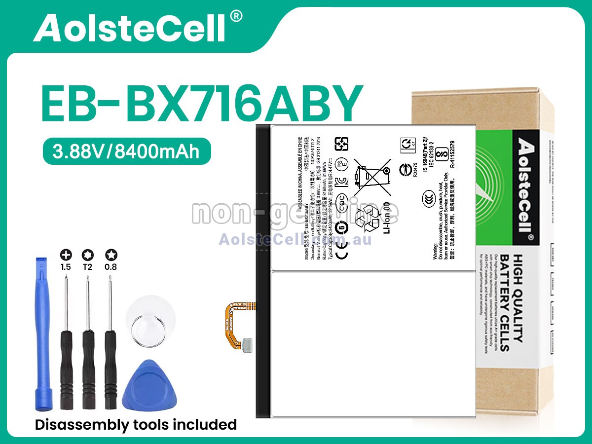 Replacement Samsung Galaxy TAB S9 SM-X710 battery
