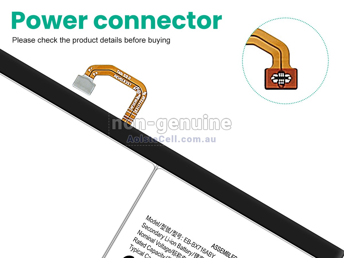 Replacement Samsung Galaxy TAB S9 SM-X710 battery