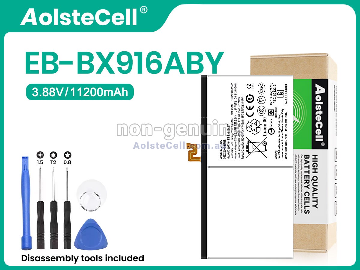 Replacement Samsung SM-X906 battery