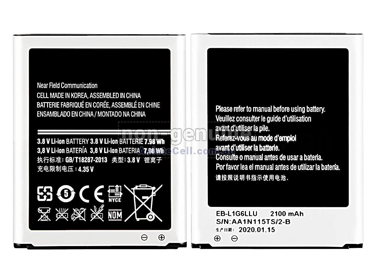 Replacement Samsung EB-L1G6LLU battery