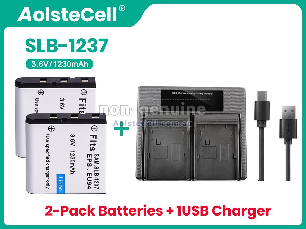 Replacement Samsung SLB-1237 battery